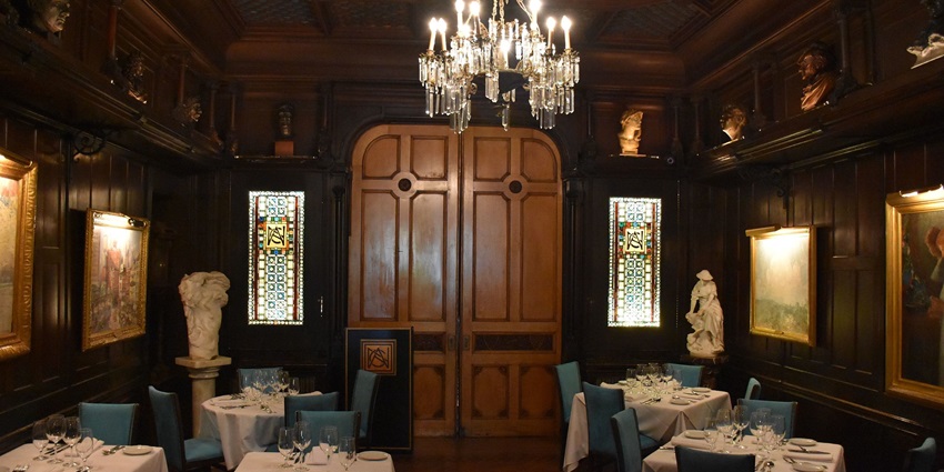 The flying elephant is a premium dinner location that offers delicious food and drinks.