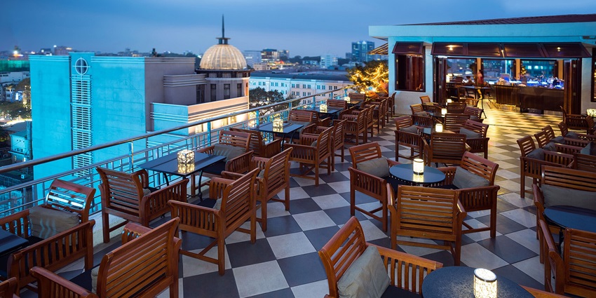 Image of rooftop restaurant - unique eatery known for its scenic views and ambiance