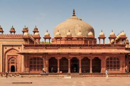 The majestic Fatehpur Sikri, featuring ornate buildings - Things to do in Fatehpur Sikri