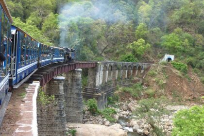 A stunning Image of Nilgiri Hills taken from a train, one of the best things to see in Ooty.