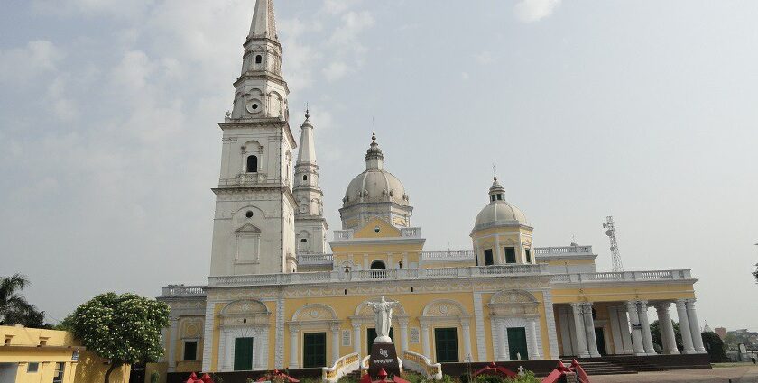 A picture of a sacred church that offers one of the best things to do in Meerut.