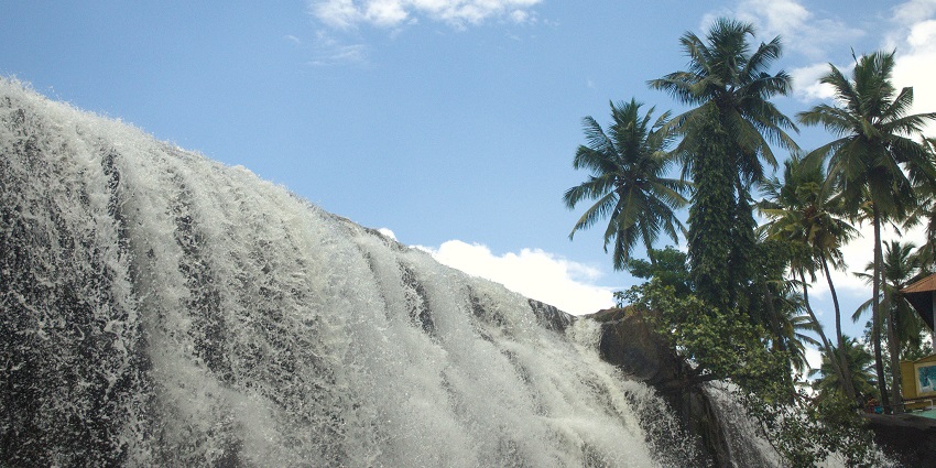 A vibrant view of Thirparappu Waterfall makes it a famous place to visit nearby.
