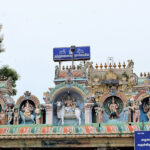 The beautiful architecture of the Vadaranyeswarar temple in Thiruvalangadu Mayiladuthurai.