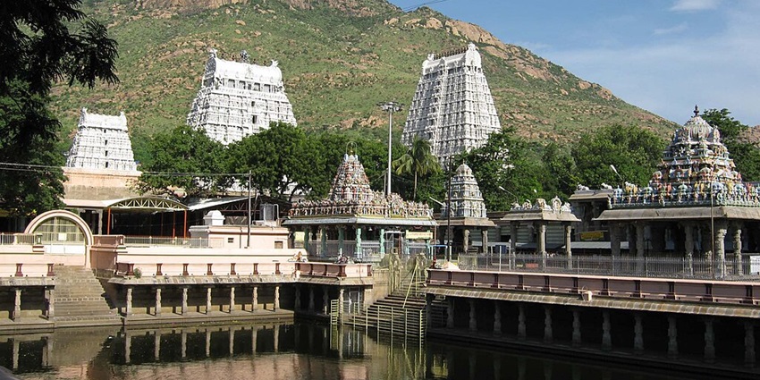 Tiruvannamalai is a sacred town known for Arunachala Hill and spiritual significance.