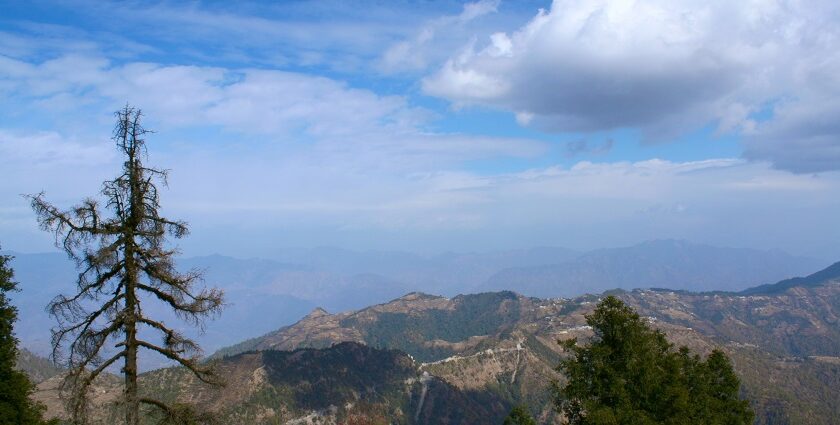 Enjoy scenic trekking in Dhanaulti with breathtaking mountain views.