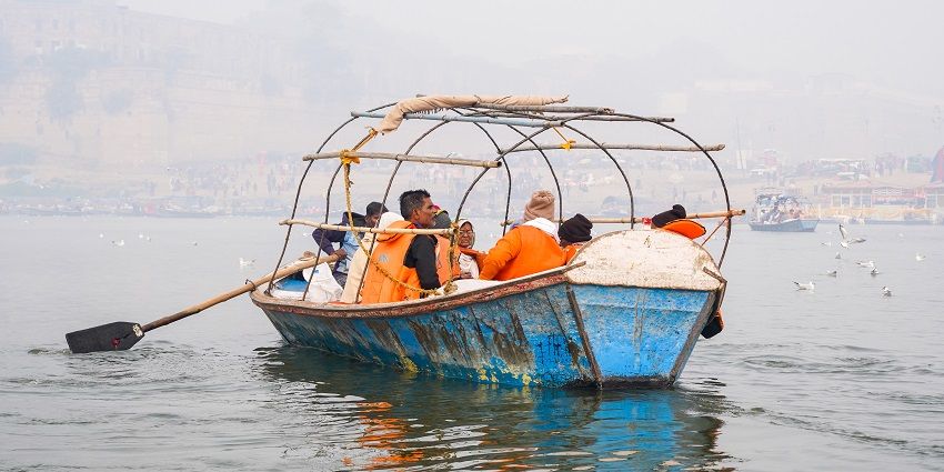 Enjoy the nature at Triveni Sangam.