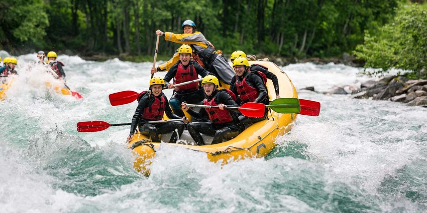 Adrenaline rush with Rafting in Rishikesh, one of the top things to do in Uttarakhand.