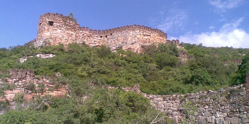 The historic Udayagiri Fort, a famous tourist attraction in Nagercoil, Tamil Nadu.