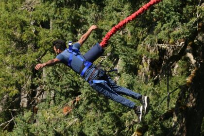 Uttarakhand Bungee jumping offers a thrilling experience with breathtaking views.