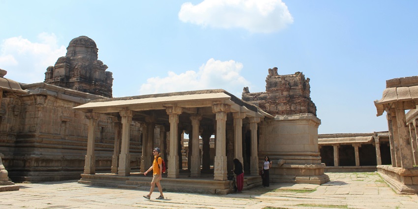 Sacred Saptashrungi Devi Temple, a renowned pilgrimage spot near Mulher Fort.