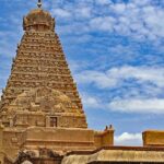 An image of a historical temple similar to the Varahi Amman temple in Tamil Nadu.