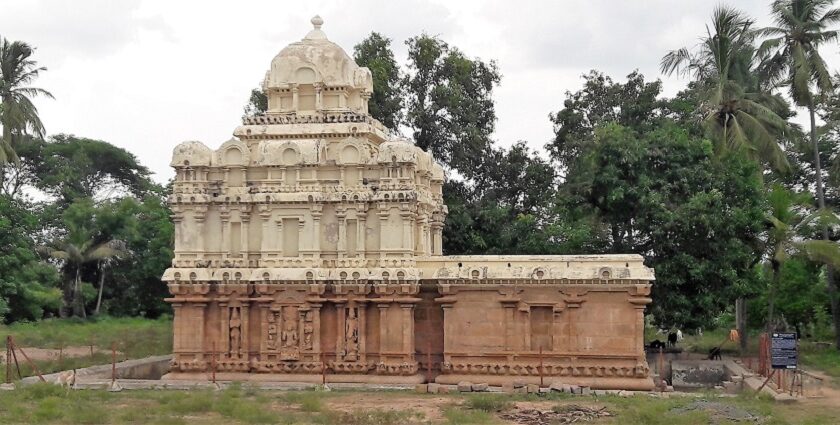 The bustling city of Trichy has Koranganathar temple, Srinivasanallur.