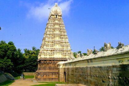 Vellore Fort is a large 16th-century fort in the center of Vellore city