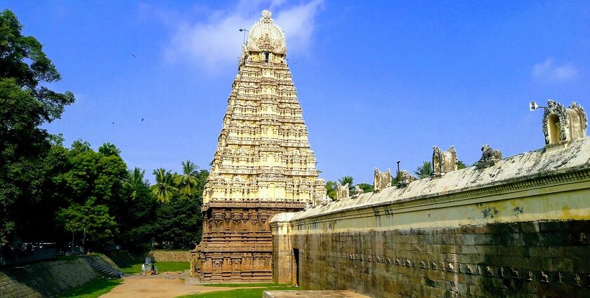 Vellore Fort is a large 16th-century fort in the center of Vellore city