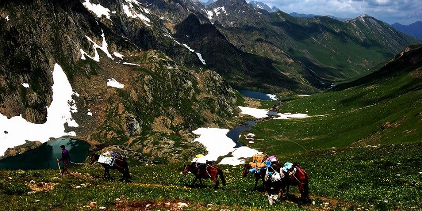 Gadsar Lake is one of the major things to see in Sonmarg located at the highest.