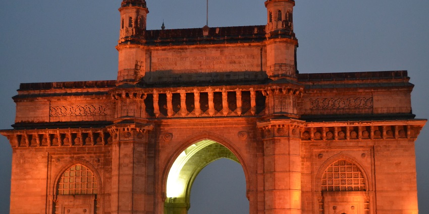 Gateway of India, iconic monument and popular tourist attraction.