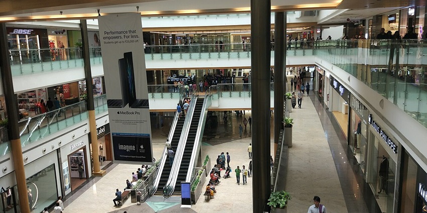An exterior view of Orion Mall, representing the best things to do in Malleswaram.