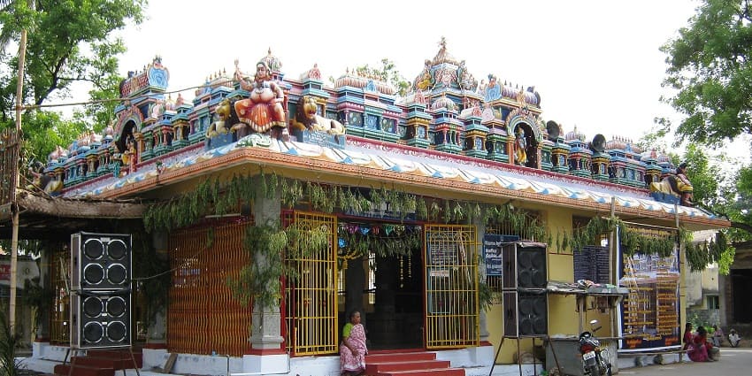 An image of Sri Periya Mariamman Temple and one of the best things to do in Erode.