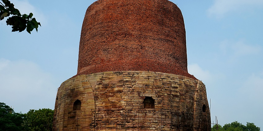 Explore history at the Dhamek Stupa with a captivating light and sound show.