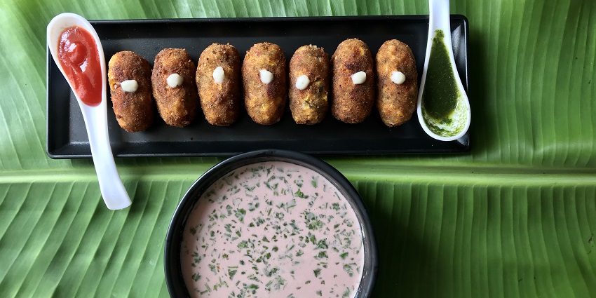 Potato corn balls is a starter / appetiser which you can try.
