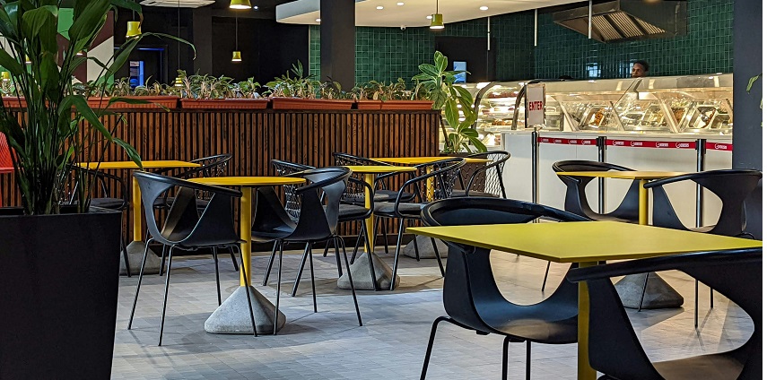 Inside view of a restaurant which is decorated beautifully and