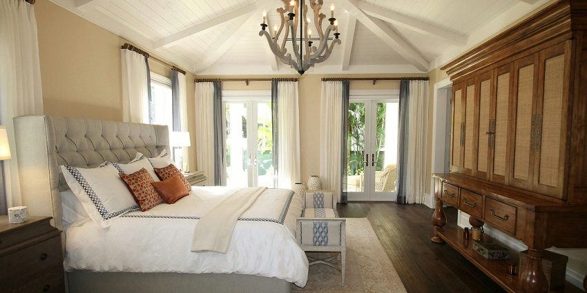 An image of a hotel room, an accommodation near the sanctuary in Tamil Nadu.