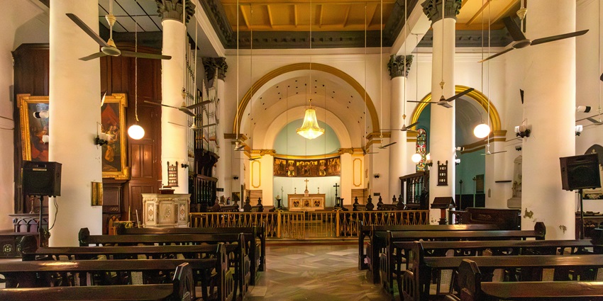 A picture of the Basilica of Our Lady of Good, one of the best things to do in Velankanni.