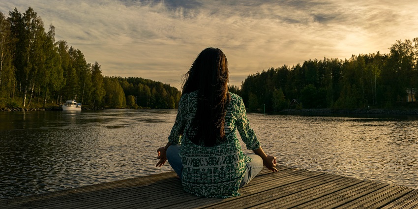Rejuvenating camping experience with yoga, meditation, and wellness activities.