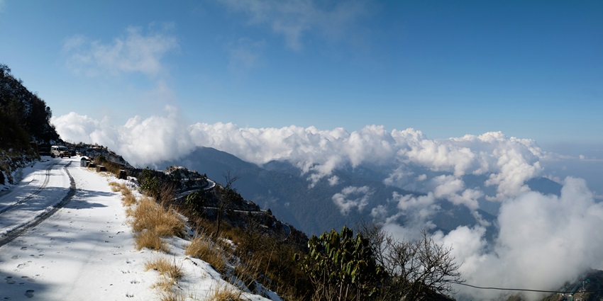 Above the clouds and over the hills Zuluk is one of the best places to visit in Sikkim