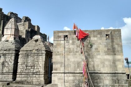 Banasur Fort in Uttarakhand offering stunning mountain views.