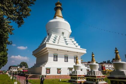 An image of a mindrolling monastery which is one of the picnic places in Dehradun.