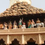 Daan Ghati Temple in Govardhan, featuring traditional architecture and a sacred atmosphere