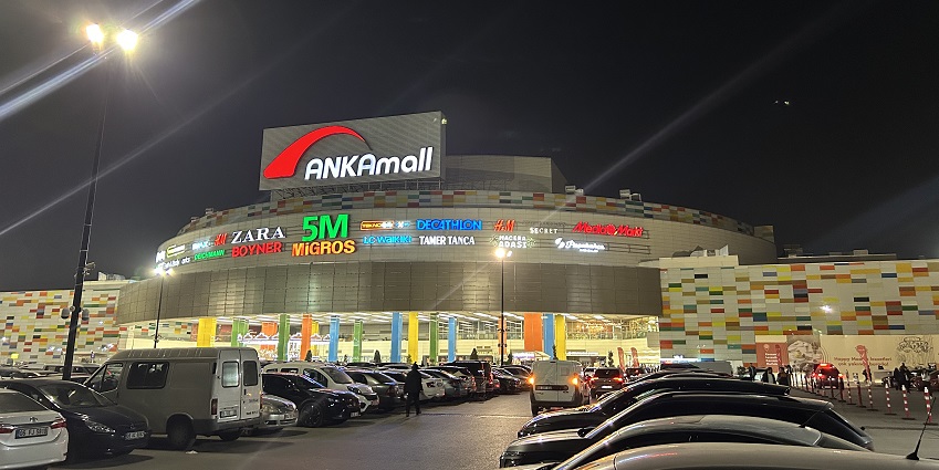 The shopping mall in Ankara featuring retail stores and dining options