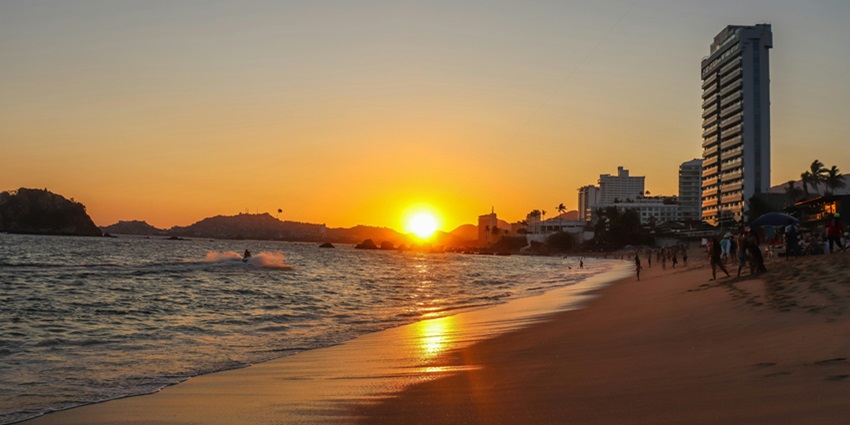 Scenic beaches in Beirut offer peaceful waters near the American University of Beirut.