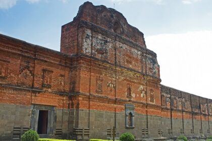 A view of Adina Mosque, an imposing structure in Malda district, West Bengal