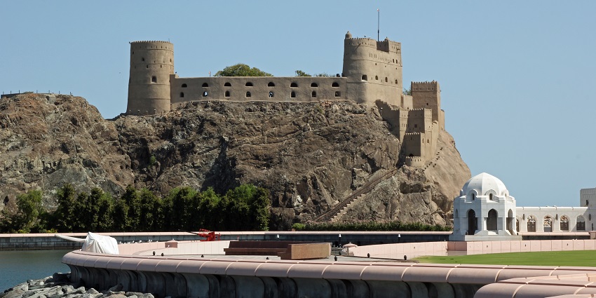 Historic forts showcasing Oman's rich heritage and coastal defense.