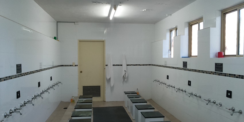 The worship area of the Al-Noor Mosque in Australia