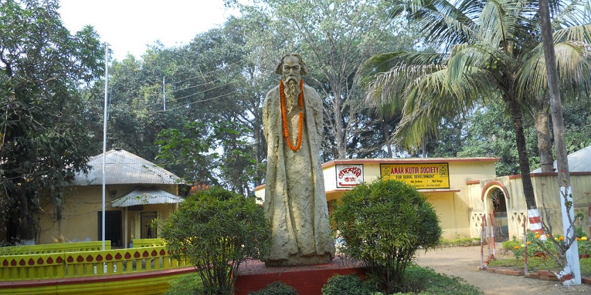A view of Amar Kutir, an artisan cooperative, is known for its handcrafted products.