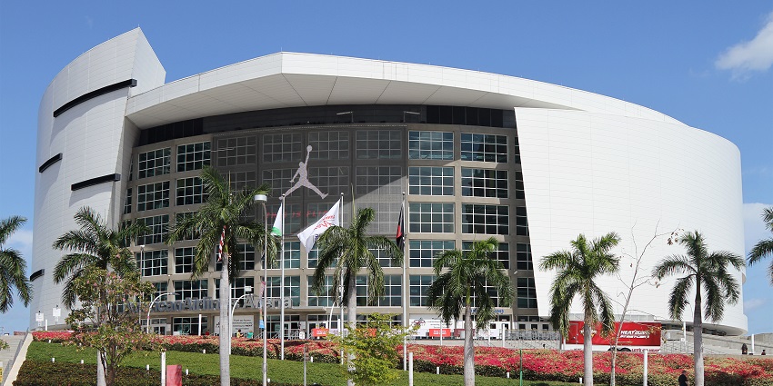 A view of a building , a famous place near Phillip & Patricia Frost Museum of Science