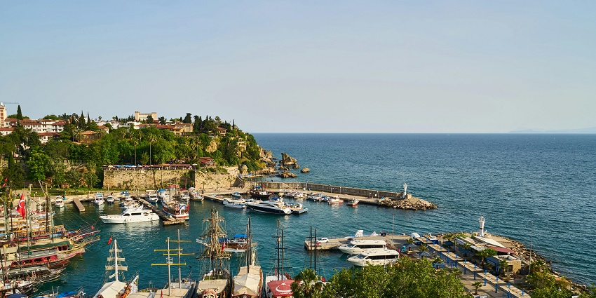 Valentines Day in Turkey with beaches, resorts, and ancient ruins.
