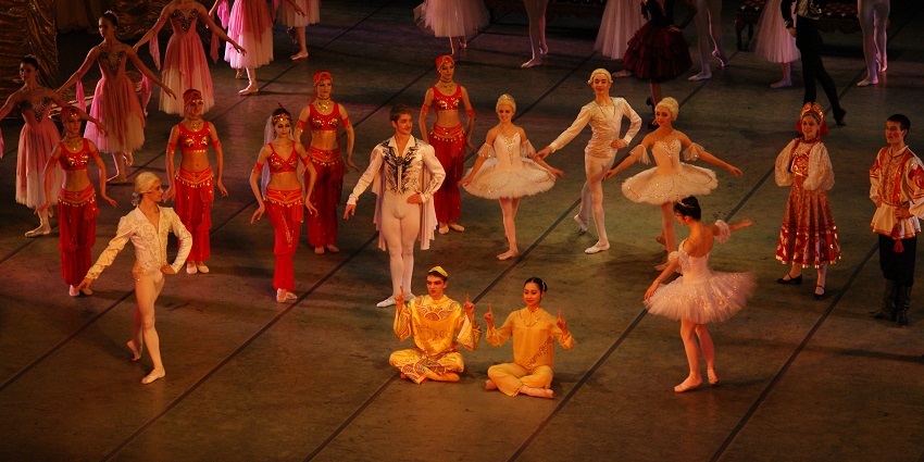 Cultural venue hosting live performances of opera and ballet.