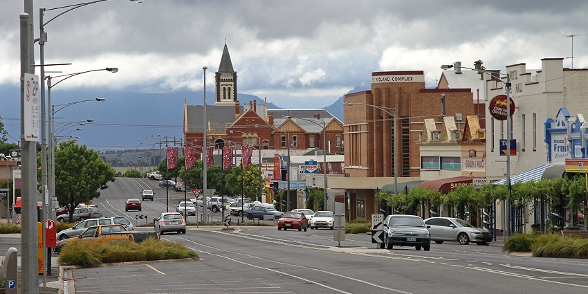 Historic streets and heritage sites in Ararat.