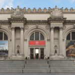 An exterior view of art gallery USA, Metropolitan Museum of Art in New York City