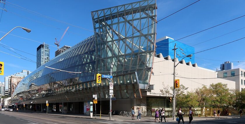 A picture of the Art Gallery of Ontario exterior, showcasing modern design in top museums.