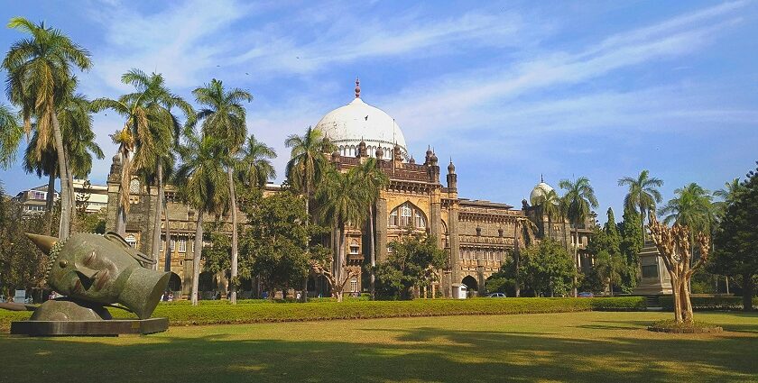 A beautiful art museum in Mumbai.