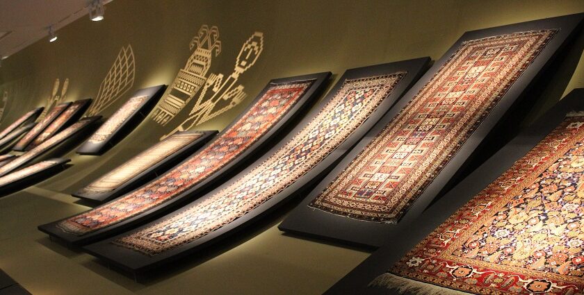 Azerbaijan Carpet Museum showcasing traditional carpets and Azerbaijani weaving heritage.