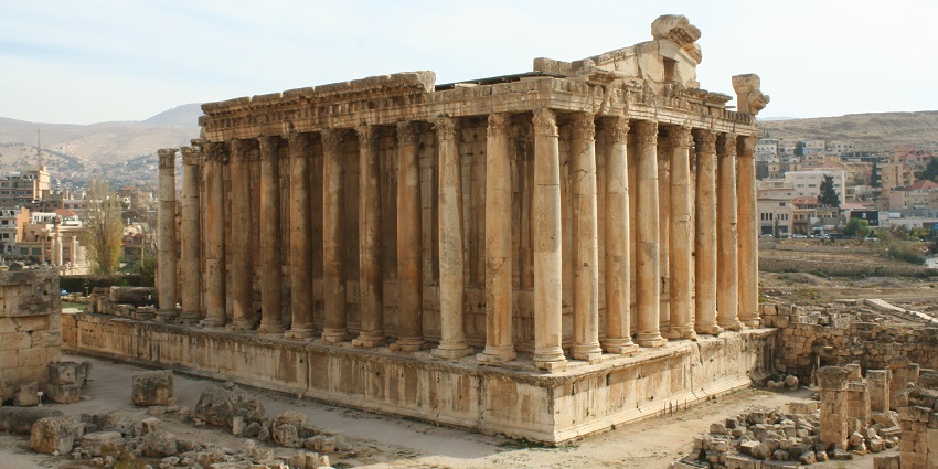 A glimpse of Baalbek is home to impressive Roman ruins and historical landmarks.