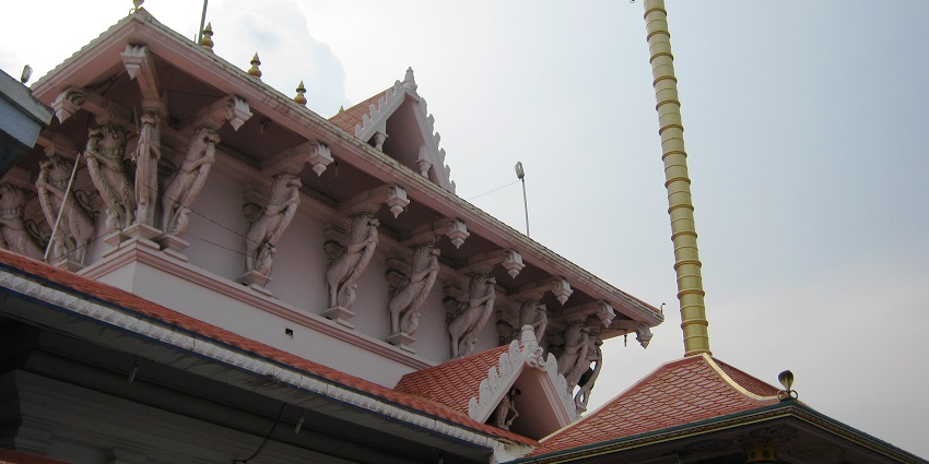 Hindu temple honoring Lord Guruvayurappan, known for its spiritual ambiance.