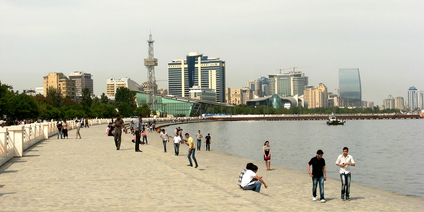 Places to visit in Azerbaijan with modern architecture, culture, and waterfront attractions.