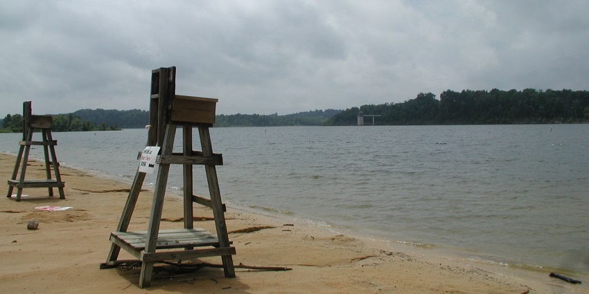 View of Barren River Lake State Park, a famous place near Mammoth Cave National Park.